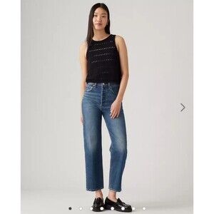 Levi's Blue Ankle & Cropped Jeans